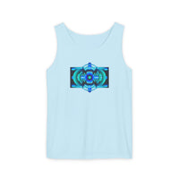 Classic Blue Unisex Garment-Dyed Tank Top