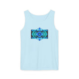 Classic Blue Unisex Garment-Dyed Tank Top