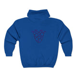 Emblem Unisex Heavy Blend™ Full Zip Hooded Sweatshirt
