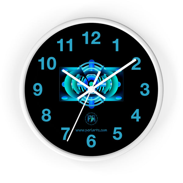 Classic Blue Wall Clock