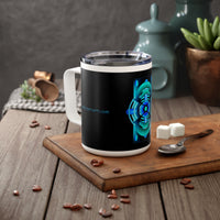 The Creative Art Series: Classic Blue Insulated Coffee Mug, 10oz