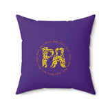 Shell Bell Spun Polyester Square Pillow