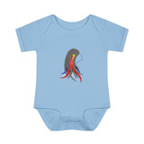 4th of July Lucy Infant Baby Rib Bodysuit