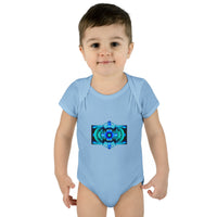 Classic Blue Infant Baby Rib Bodysuit