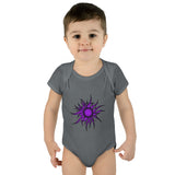 Purple Sun Infant Baby Rib Bodysuit