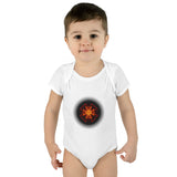 Orange Star Infant Baby Rib Bodysuit