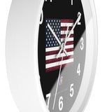 American Flag Wall Clock