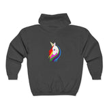 Lily the Unicorn Unisex Heavy Blend™ Full Zip Hooded Sweatshirt