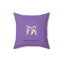 Lily the Unicorn Spun Polyester Square Pillow
