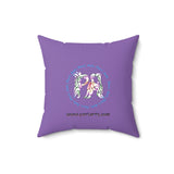 Lily the Unicorn Spun Polyester Square Pillow
