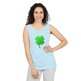Clover Unisex Garment-Dyed Tank Top