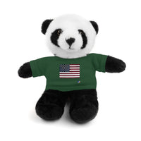 American Flag Stuffed Animals with Tee