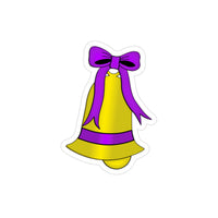 Shell Bell Transparent Outdoor Stickers, Die-Cut, 1pcs