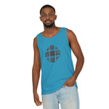 Teal Hex Unisex Garment-Dyed Tank Top