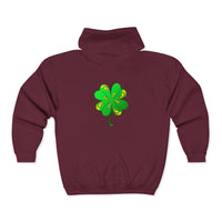 Clover Unisex Heavy Blend™ Full Zip Hooded Sweatshirt