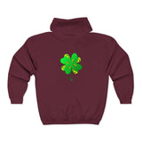 Clover Unisex Heavy Blend™ Full Zip Hooded Sweatshirt