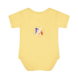 4th of July Lucy Infant Baby Rib Bodysuit
