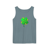 Clover Unisex Garment-Dyed Tank Top