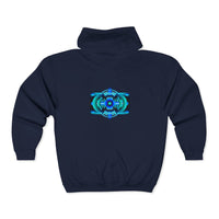 Classic Blue Unisex Heavy Blend™ Full Zip Hooded Sweatshirt