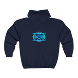 Classic Blue Unisex Heavy Blend™ Full Zip Hooded Sweatshirt