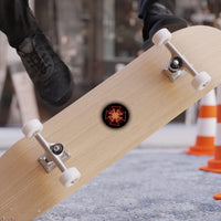 Orange Star Transparent Outdoor Stickers, Die-Cut, 1pcs