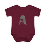 Graphite Lucy Infant Baby Rib Bodysuit