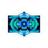 Classic Blue Kiss-Cut Stickers
