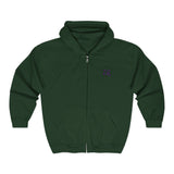 Purple Sun Unisex Heavy Blend™ Full Zip Hooded Sweatshirt