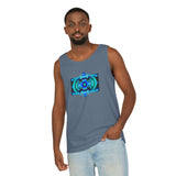 Classic Blue Unisex Garment-Dyed Tank Top
