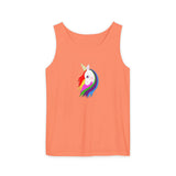 Lily the Unicorn Unisex Garment-Dyed Tank Top