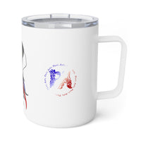 4th of July Lucy  Insulated Coffee Mug, 10oz