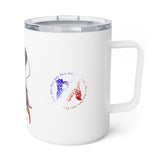 4th of July Lucy  Insulated Coffee Mug, 10oz