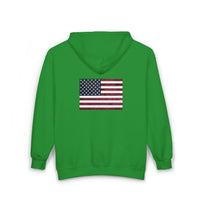 American Flag Unisex Heavy Blend™ Full Zip Hooded Sweatshirt