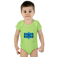 Classic Blue Infant Baby Rib Bodysuit