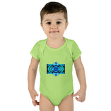 Classic Blue Infant Baby Rib Bodysuit