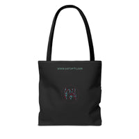 Teal Hex Tote Bag