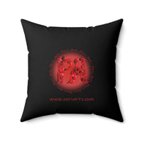 Heartmail Spun Polyester Square Pillow