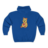 Peri Bear Unisex Heavy Blend™ Full Zip Hooded Sweatshirt