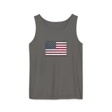 American Flag Unisex Garment-Dyed Tank Top
