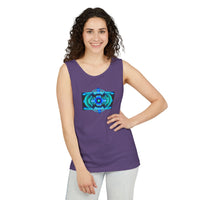 Classic Blue Unisex Garment-Dyed Tank Top