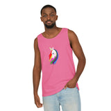 Lily the Unicorn Unisex Garment-Dyed Tank Top