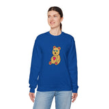 Peri Bear Unisex Heavy Blend™ Crewneck Sweatshirt