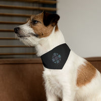 The Creative Art Series: Teal Hex Pet Bandana Collar