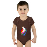 Lily the Unicorn Infant Baby Rib Bodysuit
