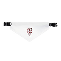The Creative Art Series: Spiral Red Pet Bandana Collar