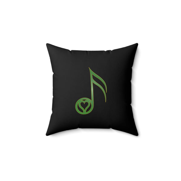 Rhyan's Note Spun Polyester Square Pillow