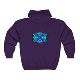 Classic Blue Unisex Heavy Blend™ Full Zip Hooded Sweatshirt