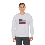 American Flag Unisex Heavy Blend™ Crewneck Sweatshirt