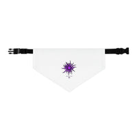 The Creative Art Series: Purple Sun Pet Bandana Collar