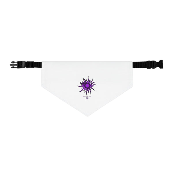 The Creative Art Series: Purple Sun Pet Bandana Collar